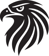 hawk head vector