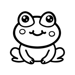 cartoon frog icon