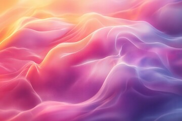 Obraz premium abstract smooth background with soothing pastel hues blending harmoniously creating a calming atmosphere that invites relaxation and introspection