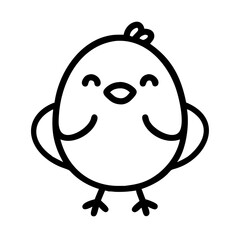 cartoon bird icon