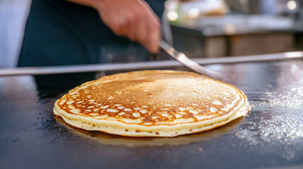 Gourmet Pancake Stand at the Festival Offering Unique Pancakes and Delicious Flavors to Enjoy