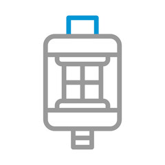 Water filter icon. Concept of water purification and filtration.