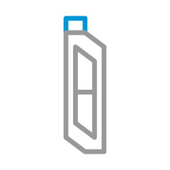 Engine oil canister icon. Concept of car maintenance and lubrication.