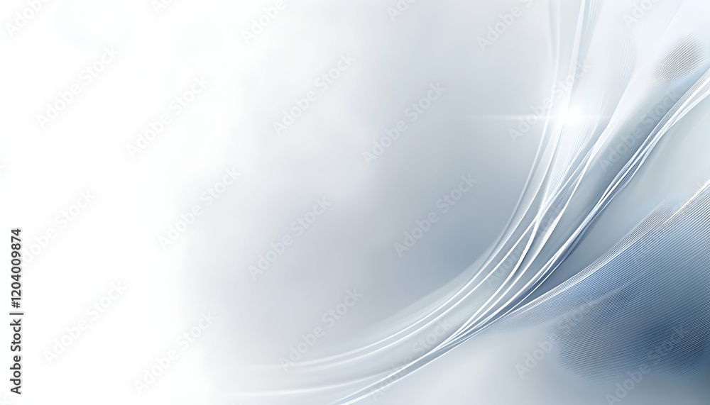 Poster elegant silver and white abstract background image, perfect for presentations, websites, or design p