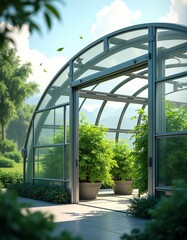window in the garden