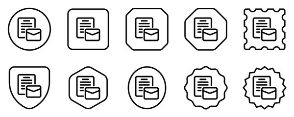 Editable email vector icon. Online learning, course, tutorial. Part of a big icon set family. Perfect for web and app interfaces, presentations, infographics, etc