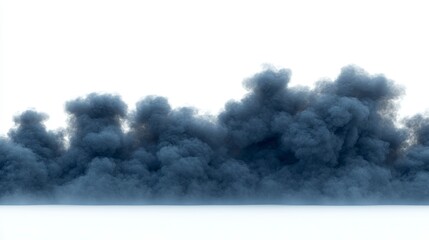 Dramatic Dark Smoke Cloud Dense Fog Vapor Mist Haze Texture Background