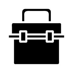 Toolbox icon. Concept of repair, maintenance, and construction.