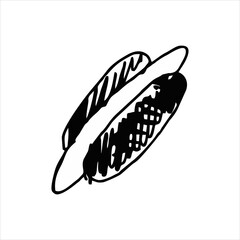 black and white bread