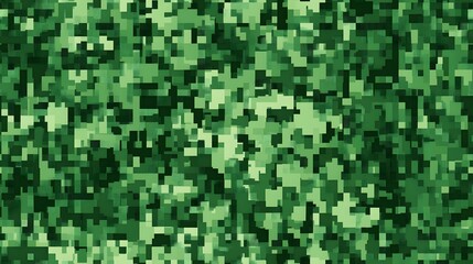 Fototapeta premium Digital camouflage background, army green, green, and black color, with a blend of natural colors used for camouflage