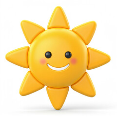 happy sun cartoon