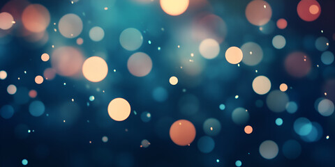 Colorful Abstract Bokeh Lights Background
