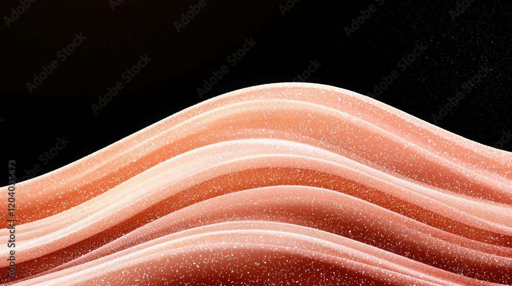 Poster subtle glowing waves of light in soft gradients captivating dynamic backgrounds