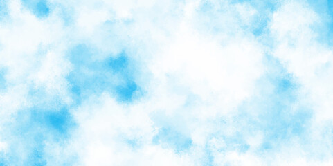 sky clouds for wallpaper backdrop background, shiny and clear painted light blue clouds watercolor background, The summer is colorful clearing day Good weather with natural blue clouds.