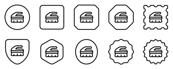 Editable scrub brush vector icon. Part of a big icon set family. Perfect for web and app interfaces, presentations, infographics, etc