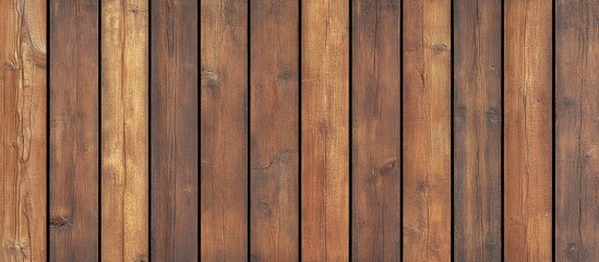 Dark Brown Vertical Wooden Planks Background Texture