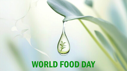World Food Day October 16 Background Image Design for Social Media Post Banner Flayer Postcard