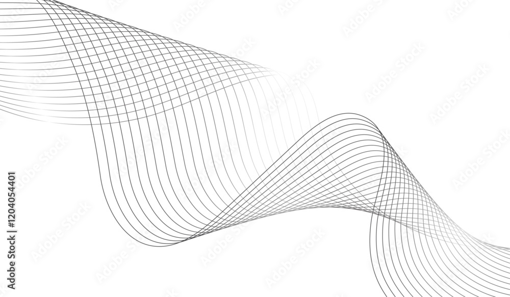 Poster abstract colorful wave element for design. digital frequency track equalizer. stylized line art back