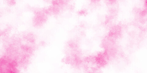 Grunge background frame Soft pink paper texture, pink watercolor background abstract texture with stains, Abstract grainy fantasy smooth light pink watercolor paper texture with clouds.