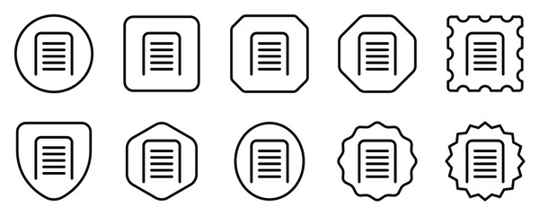 Editable file page vector icon. Part of a big icon set family. Perfect for web and app interfaces, presentations, infographics, etc
