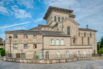 Church of Santa María de Lagostelle, Guitiriz, Galicia Spain