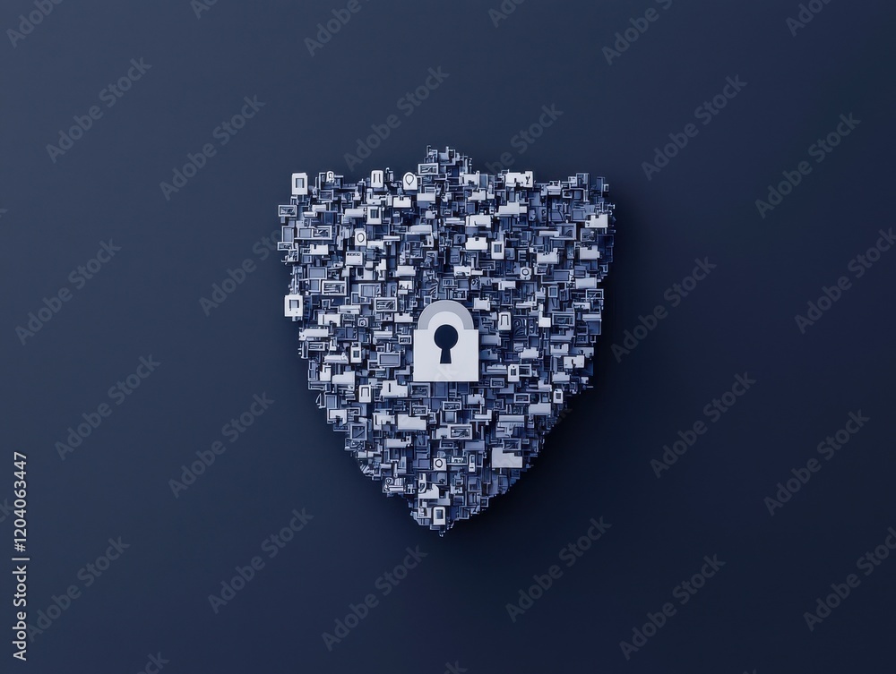 Aufkleber enhancing cybersecurity awareness through visual representation digital environment informative grap