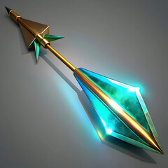 Global network connection, 3d rendered illustration of an arrow, touch the future and interface technology