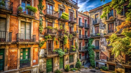 Obraz premium Urban Exploration Madrid: Hidden Architectural Gems of Spain's Capital