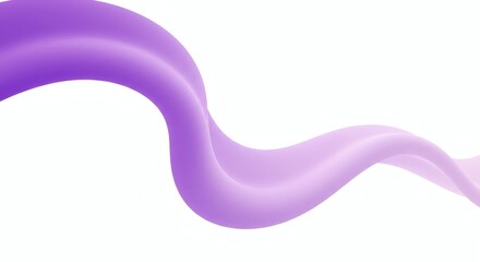 Obraz premium Abstract Lavender Fluid Wave Flowing Dynamic Swirl Design Background