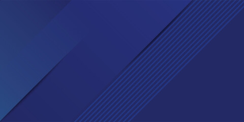 Fototapeta premium Abstract blue background. Modern simple blue geometric design. Minimal shapes. Suit for booklet, brochure, banner, poster, website, flyer, cover,