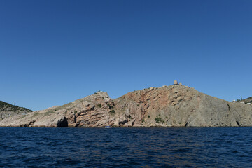 Exit from Balaklava Bay. Crimea