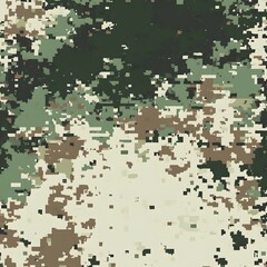 Digital camouflage background, army green, chocolate, and light brown color, with a blend of natural colors used for camouflage