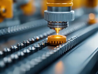 Automated production lines creating components for renewable energy projects