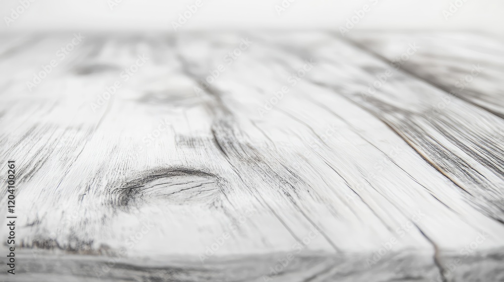 Poster whitewashed wooden surface with texture details and copy space for text placement