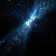 Cosmic Swirl of Space Dust and Stars in the Vast Universe