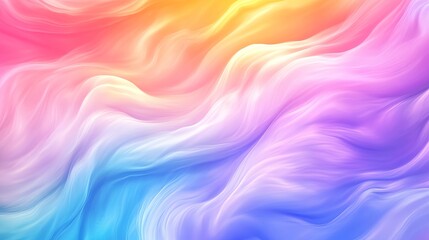 Obraz premium Soft Misty Light Tendrils in Vibrant Colors