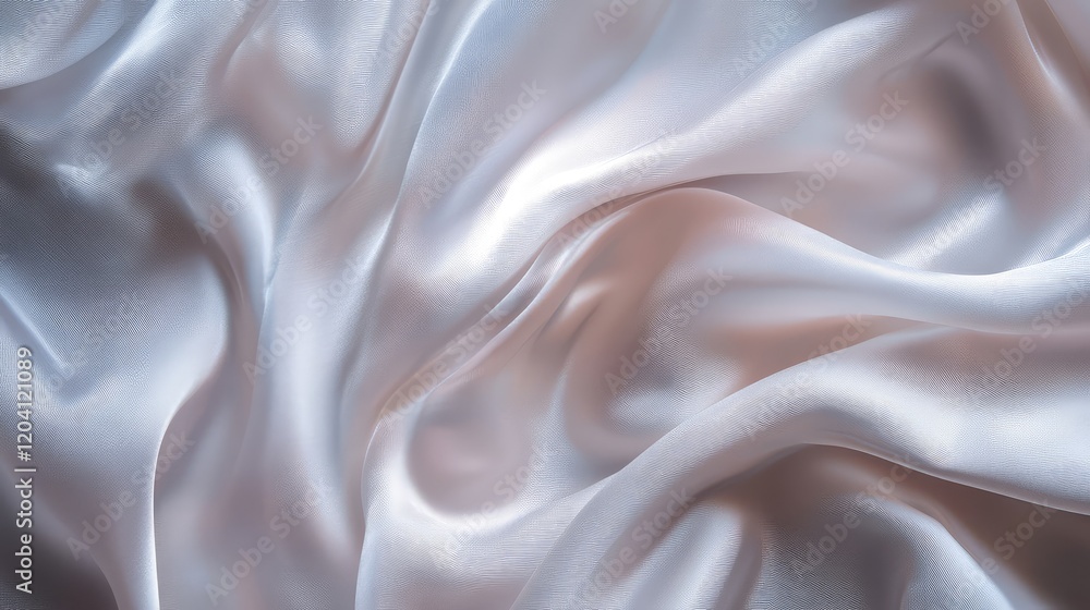 Poster soft flowing silk fabric texture with smooth folds and gentle sheen ideal for backgrounds and copy s