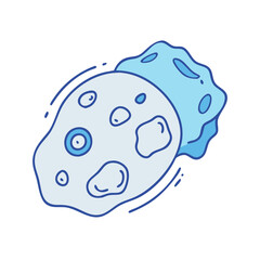 asteroid icon, asteroid vector illustration-simple illustration of asteroid, perfect for asteroid logos and icons