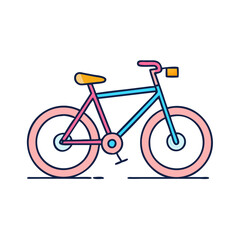 Fototapeta premium bicycle icon, bicycle vector illustration-simple illustration of bicycle, perfect for bicycle logos and icons