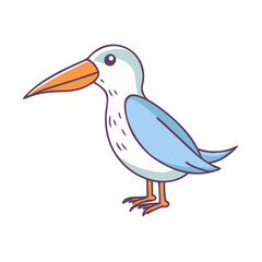 bird icon, bird vector illustration-simple illustration of bird, perfect for bird logos and icons