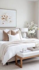 Elevate your bedroom design with expert tips on recent decor trends focusing on the perfect layout and harmonious arrangements