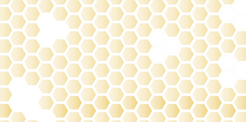 Abstract seamless honeycomb hexagon background. Geometric texture pattern design.
