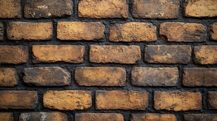 Obraz premium Rustic brick wall texture for backgrounds and design inspiration