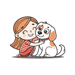 The puppy, with its wagging tail and playful spirit, brings a sense of wonder and delight to the girl’s life. Together, they create a world of laughter, exploration, and trust. The puppy's 