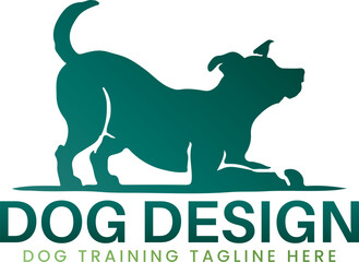 Dog Logo Design Vector Illustration