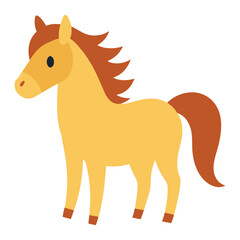 Miniature horse vector illustration