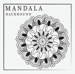 Ornamental luxury mandala pattern 