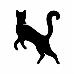 Black Cat Silhouette Clipart