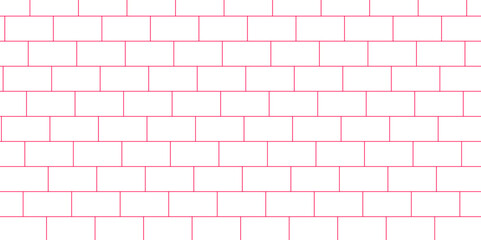 White brick wall texture and white brick wall and White brick wall texture background for stone tile block painted.  Realistic white wall brick. Vector illustration. Vector Repeating Texture.