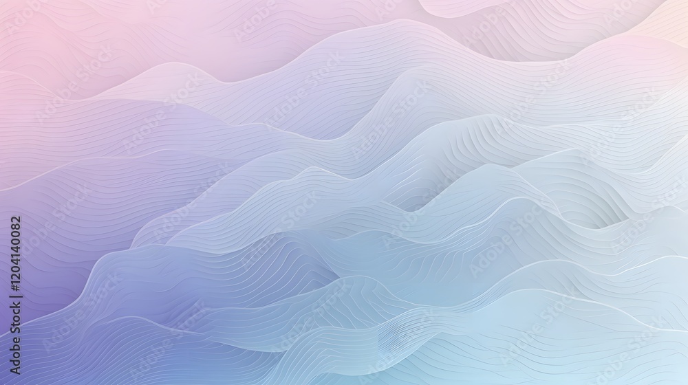 Poster abstract waves of colorful textures digital canvas artwork calm environment aerial view artistic con